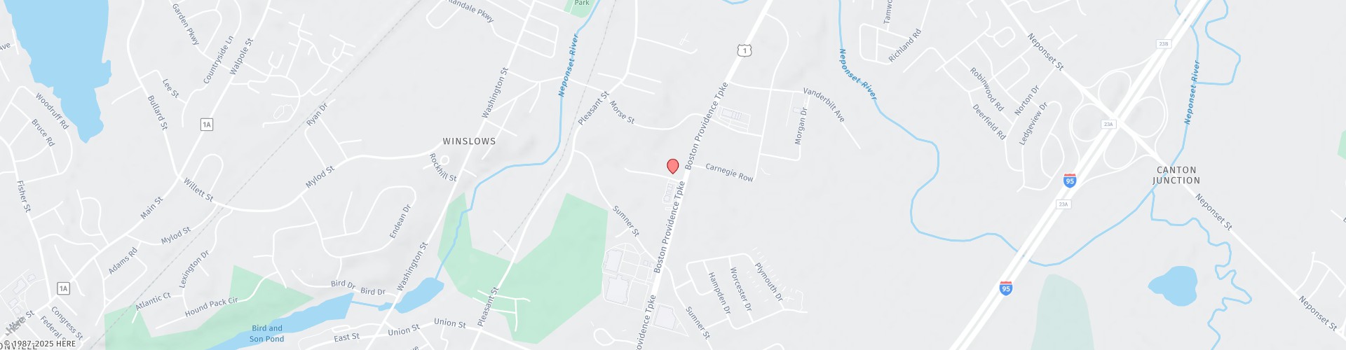 Location Map: 115 Norwood Park South Norwood, MA 02062